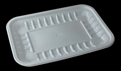 White PP trays 2S
