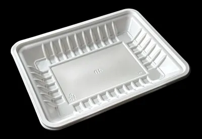 White PP trays 4D
