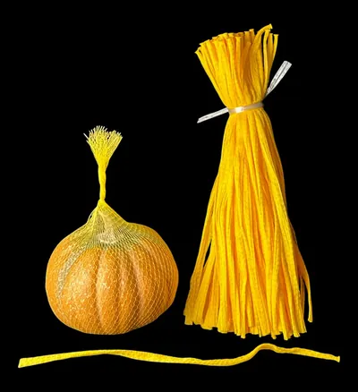 Mesh net bags 17" yellow
