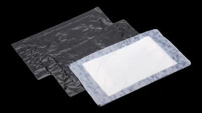 Absorbent meat & poultry pads LH40 black — 3000 / case
